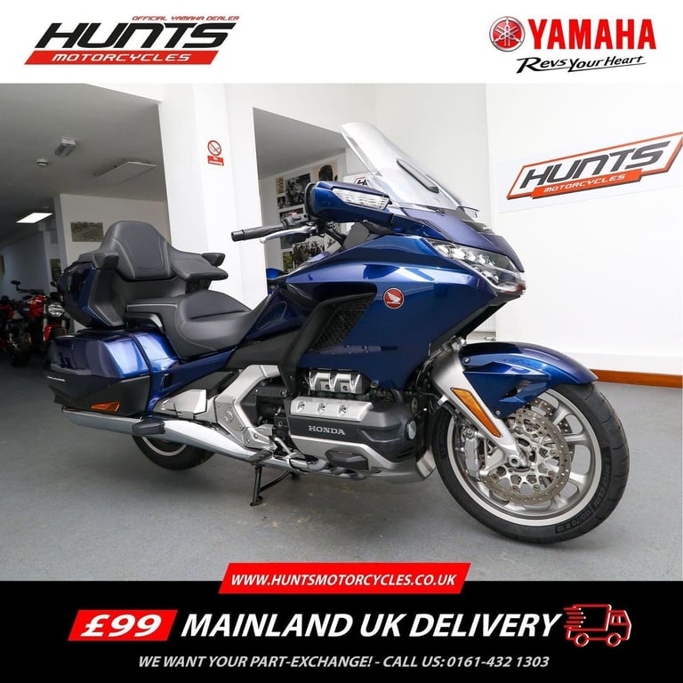 2019, '19 Honda GL1800 Goldwing DCT Tour. Superb Value Grand Tourer. £18,395