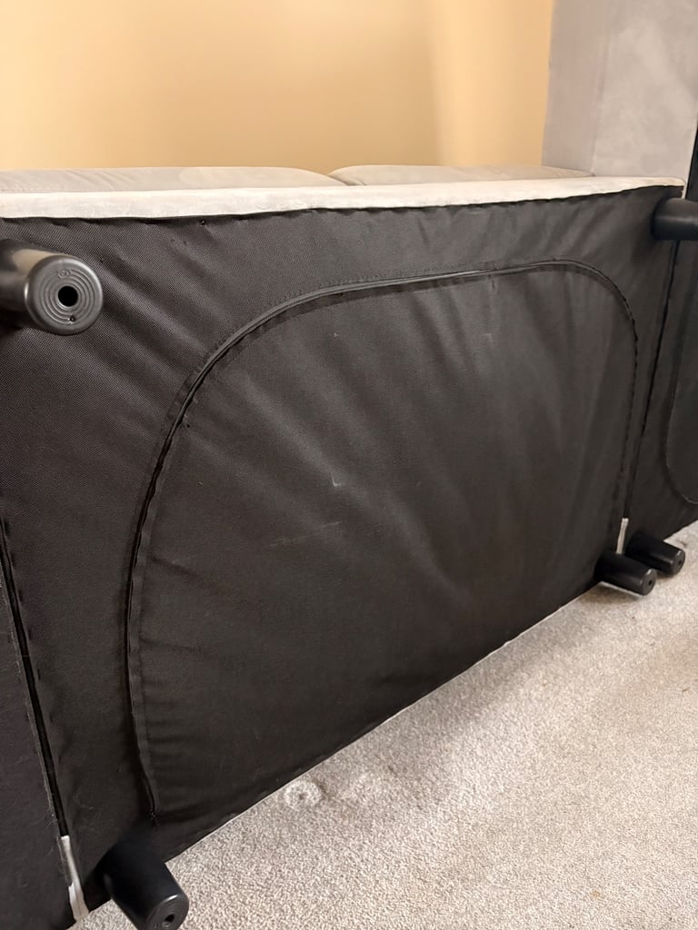 Grey corner sofa with storage