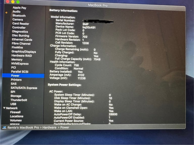MacBook Pro Retina 15 inch Late 2013