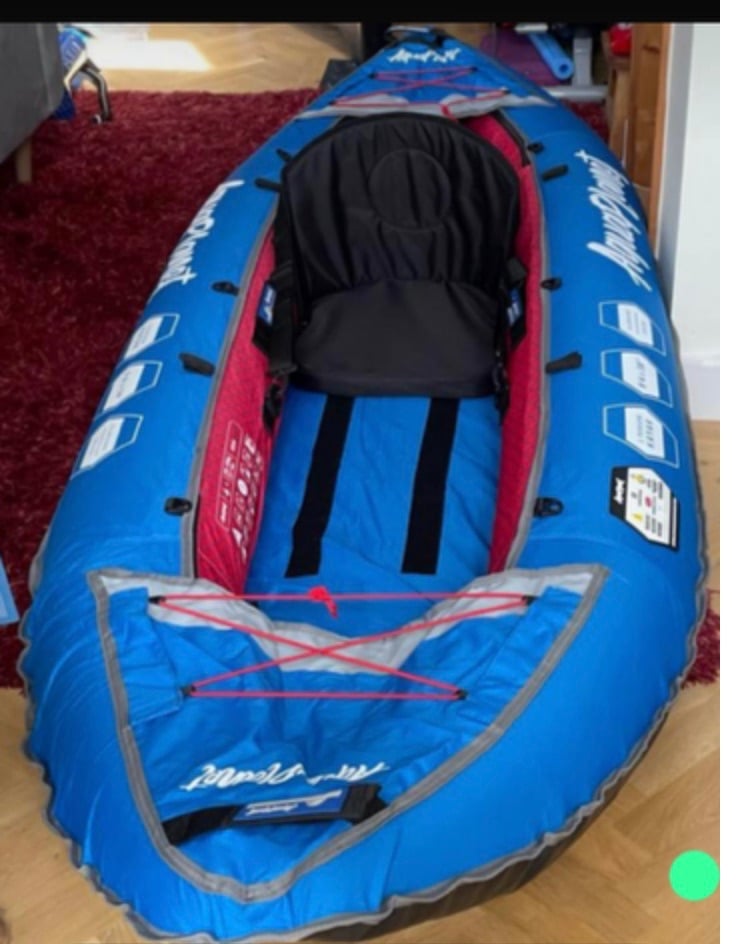 Inflatable KAYAK Aqua Planet  2 life jackets included open to offers