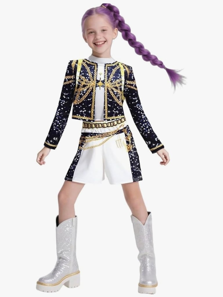 image for Girls Kpop Demon Hunter Costume Size 120cm