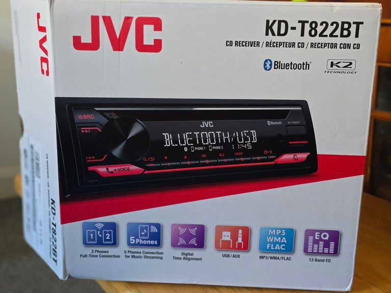 image for JVC Bluetooth CD Receiver 