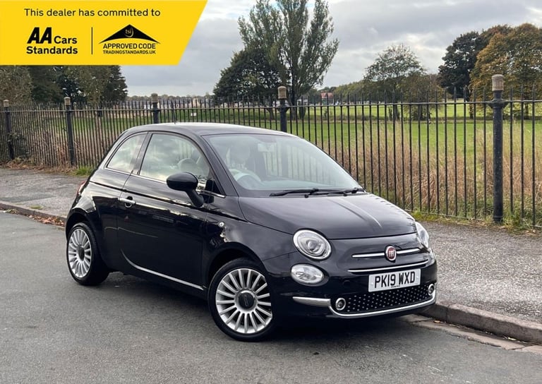 image for 2019 19 FIAT 500 1.2 LOUNGE HATCHBACK 3DR PETROL MANUAL EURO 6 (S/S) (69 BHP)