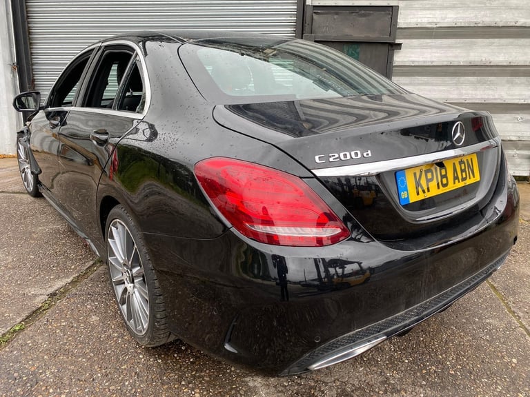 2018 18 REG MERCEDES C CLASS C200 AUTO AMG 1.6TDi DAMAGED REPAIRABLE SALVAGE