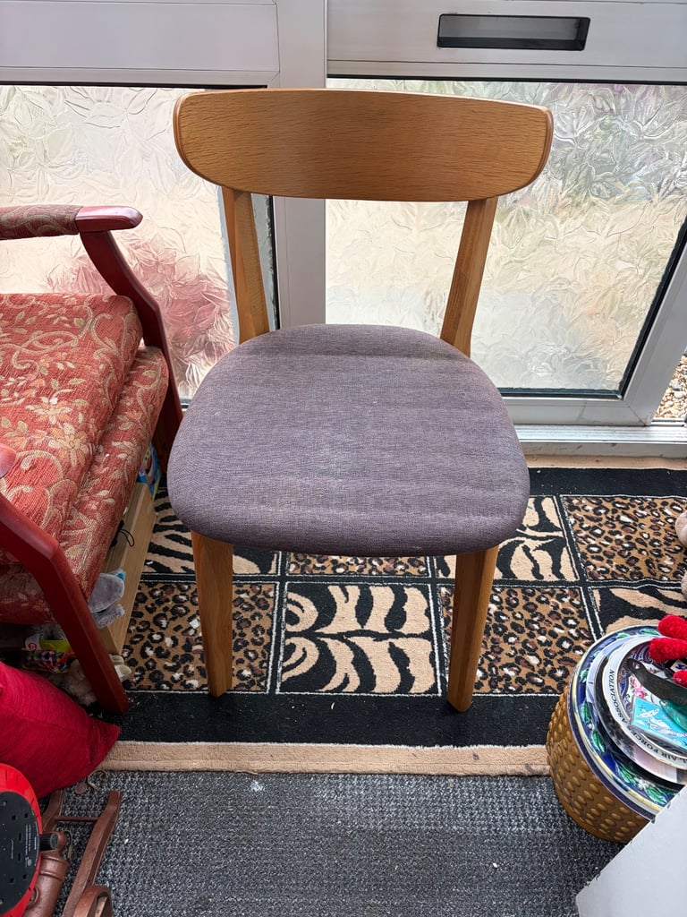 image for Mid century Macintosh teak chair 