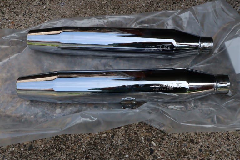 Harley Davidson XL 1200 Chrome Exhausts 2003 models