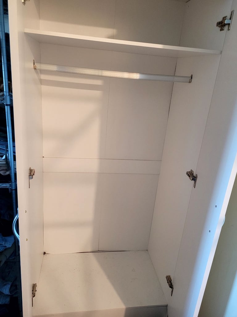 White wardrobe