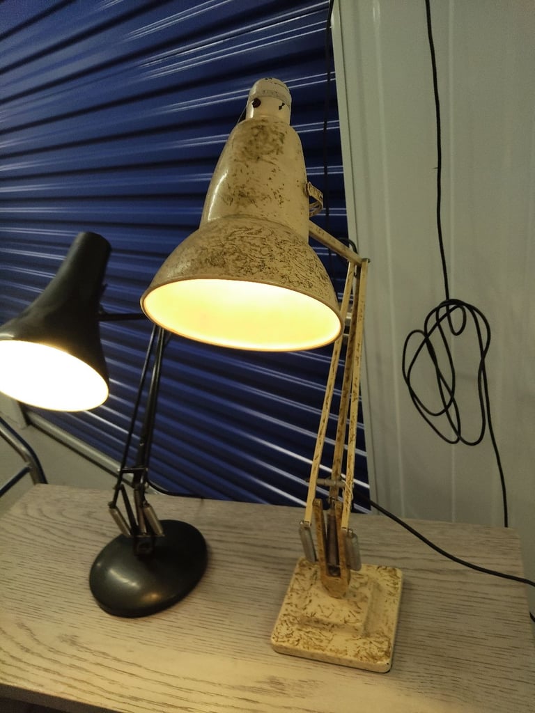 Herbert terry scrumble glazed anglepoise lamp 