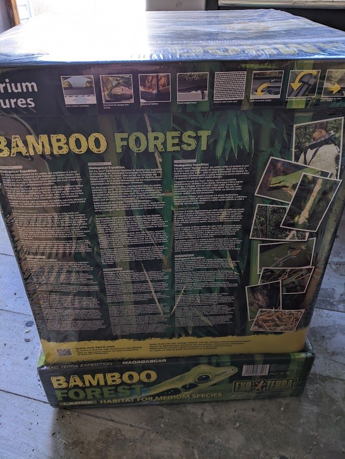 Exo Terra Bamboo Forest large Terrarium/Vivarium 45x45x60cm