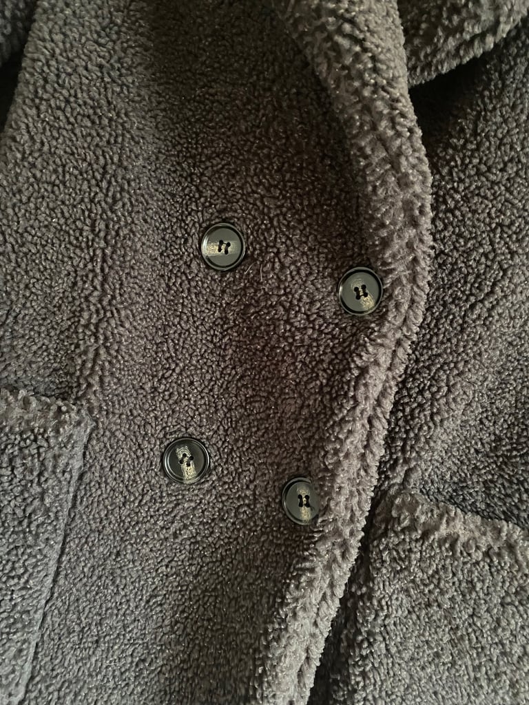 New Look Ladies Teddy Bear Coat Size 10