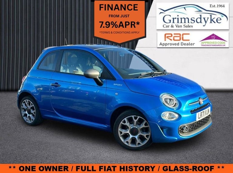 image for 2021 Fiat 500 1.0 Mild Hybrid Sport 3dr HATCHBACK PETROL Manual