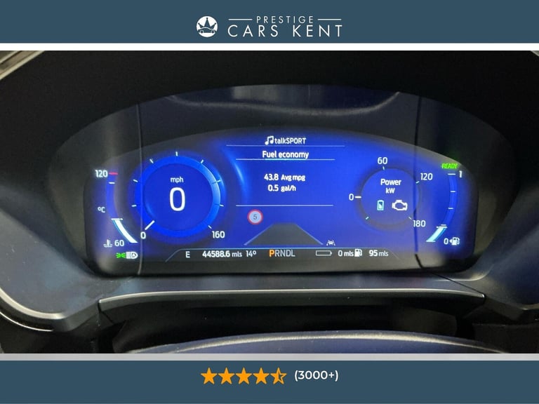 2021 Ford Kuga Kuga ST-Line  5 Door 2.5L Duratec 225PS PHEV FWD CVT Automatic HATCHBACK Petrol/El...