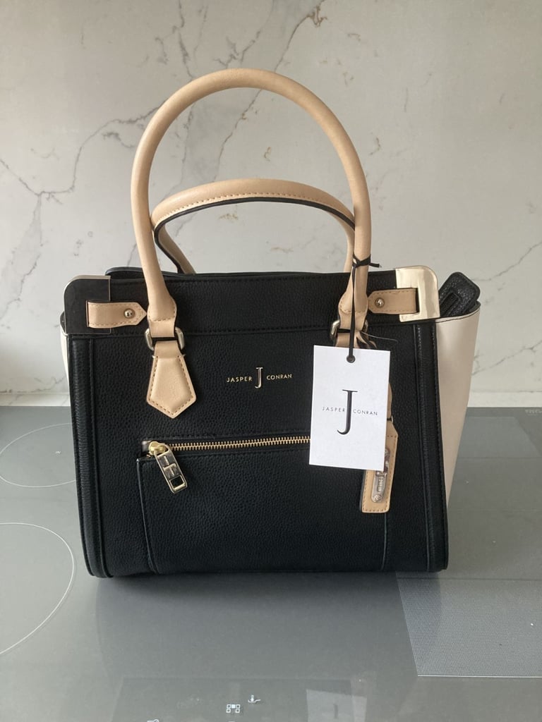 Jasper Conran black and cream hand bag