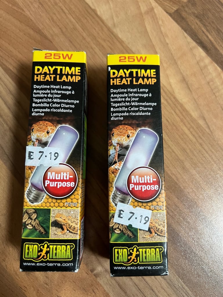 2x Daytime Heat Lamps