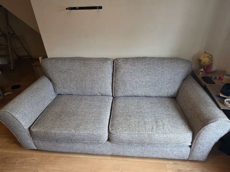 Grey Mallory sofa - 3 and 2 seater