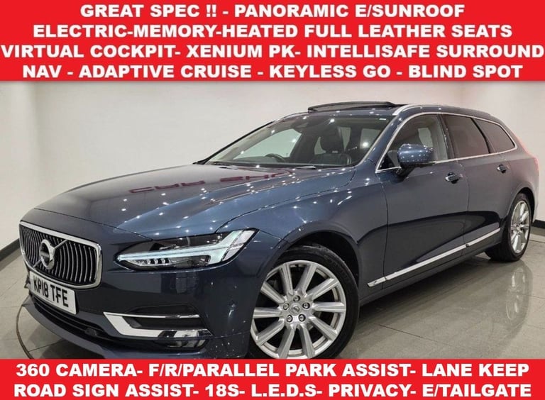 image for 2018 VOLVO V90 2.0 D5 POWERPULSE INSCRIPTION PRO ESTATE AUTO AWD EURO 6 (235 PS)