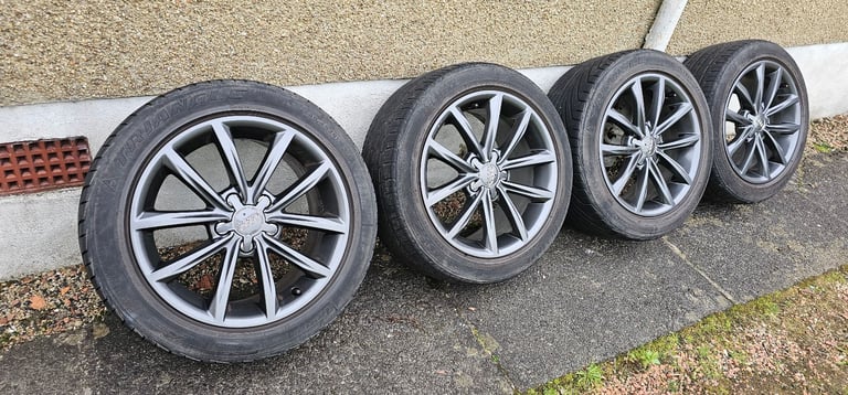 AUDI ALLOYS with tyres