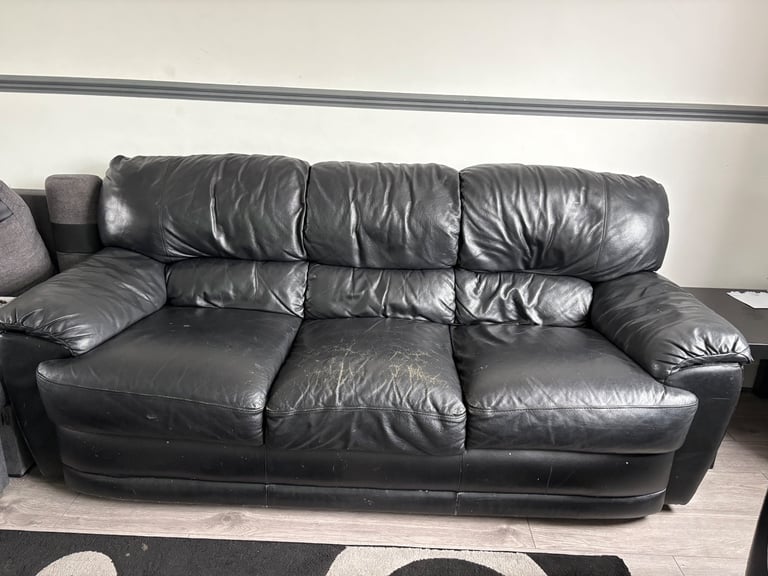 image for 3 seater Leather Sofa