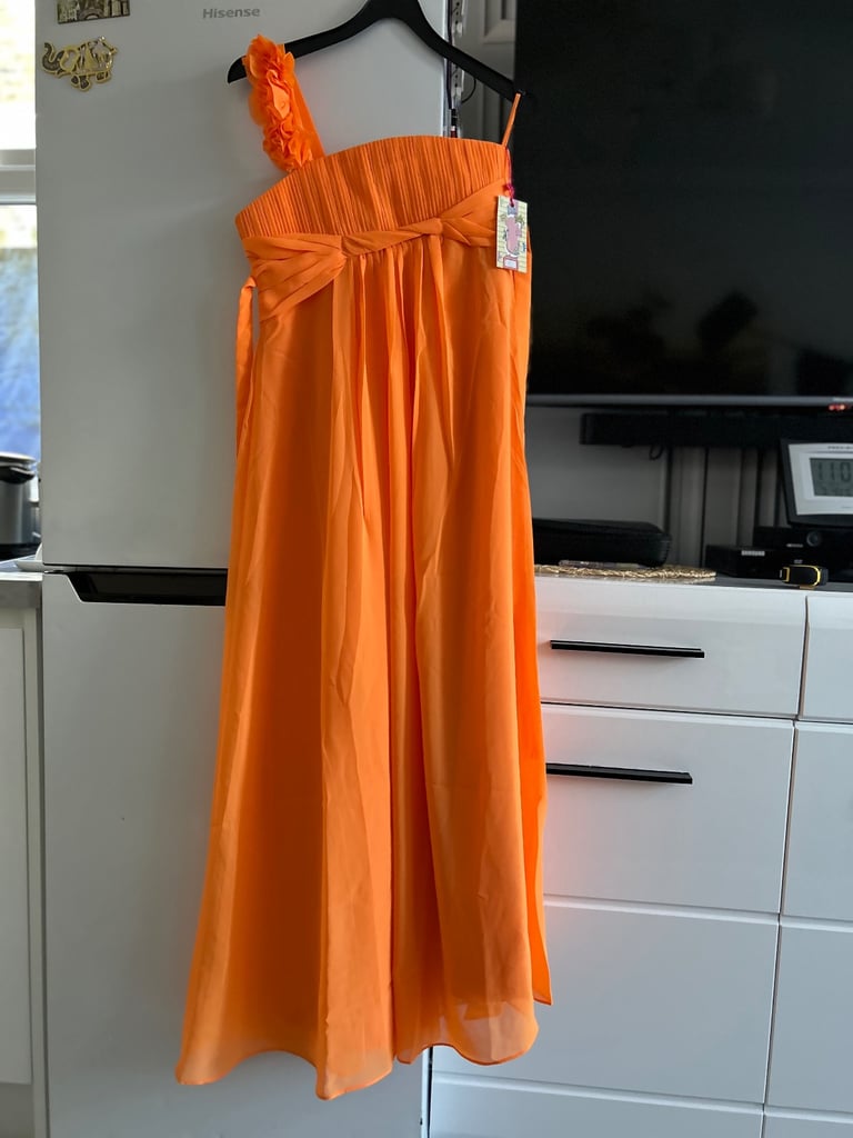 Brand new women dress size 10 orange 
