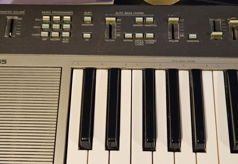 REDUCED Yamaha PS-55 Vintage Keyboard Synthesizer – Working + mains & 1 book. collection