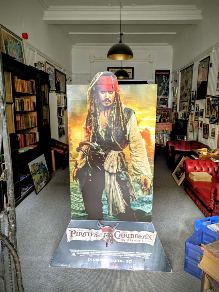 image for Giant Johnny Depp Pirates of Carribbean Stand