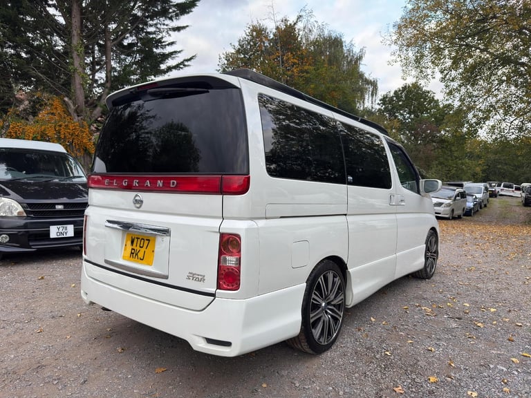 2007 Nissan Elgrand POP TOP 4 Berth Full Camper Conversion