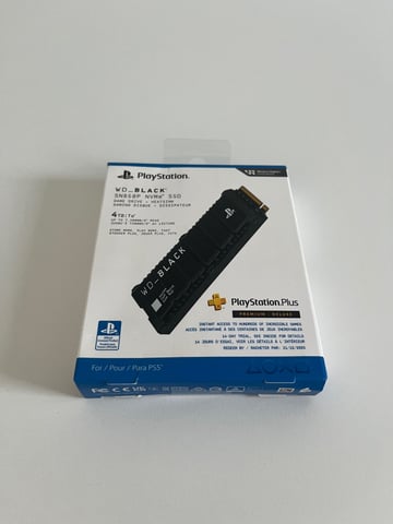 WD_BLACK SN850P 4TB PS5 SSD – 7300 MB/s PCIe Heatsink, PS5