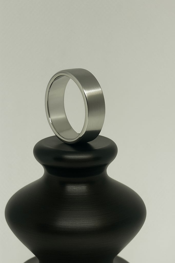 Custom titanium ring 