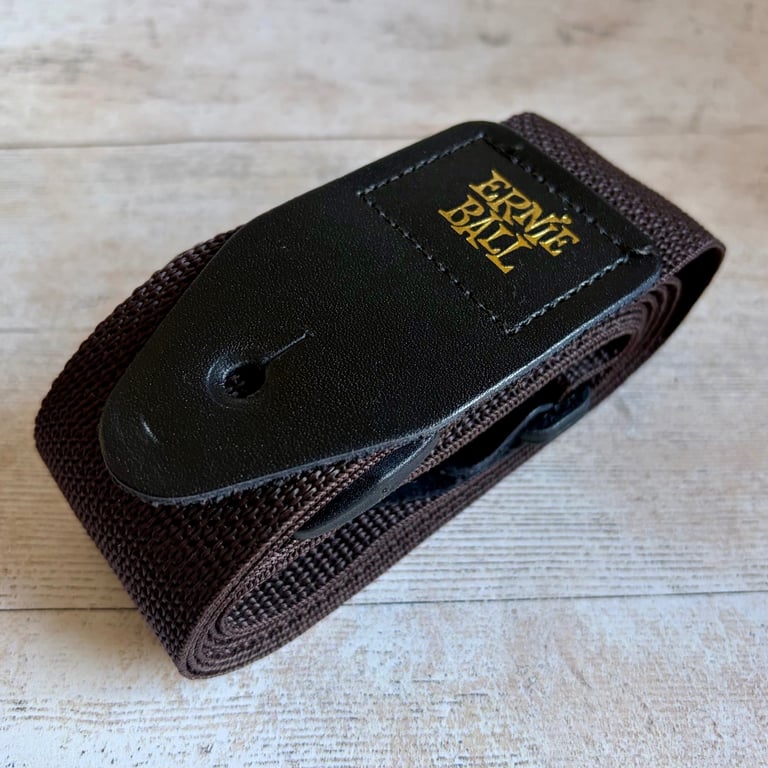 image for Ernie Ball Polypro Guitar Strap - Brown