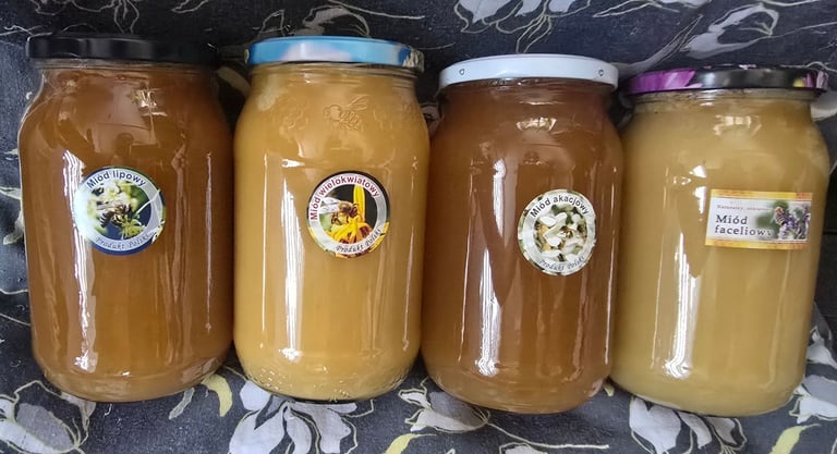 Honey- linden,multiflower,acacia,phacelia