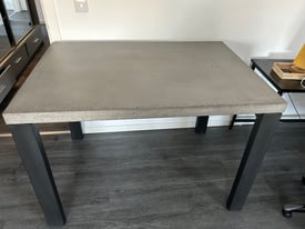 Designer concrete tall table/breakfast bar 