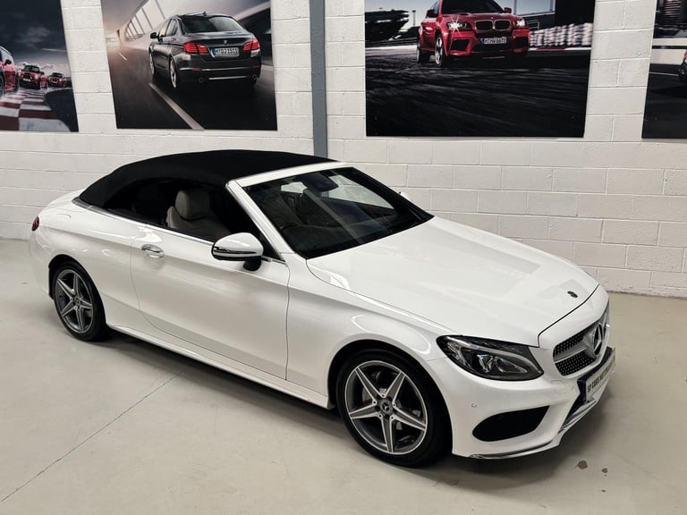2017 Mercedes-Benz C Class 2.0 C200 AMG Line Cabriolet 2dr Petrol G-Tronic+ Euro 6 (s/s) (184 ps)...