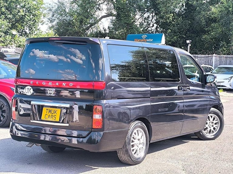 2008 Nissan Elgrand 2.5 Petrol 8 Seats Automatic Camper Van Roof LED TV ULEZ Free MPV Petrol Auto...