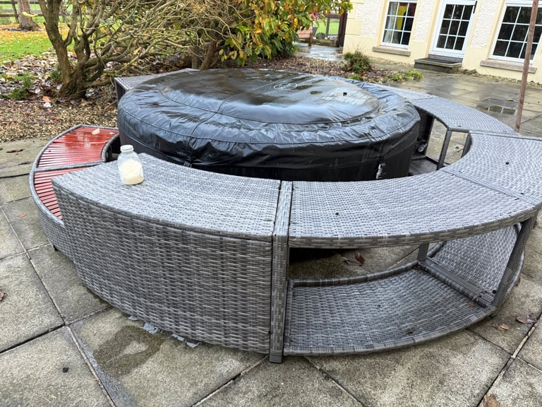 Lay Z Spa Miami Hot Tub with surround and accessories