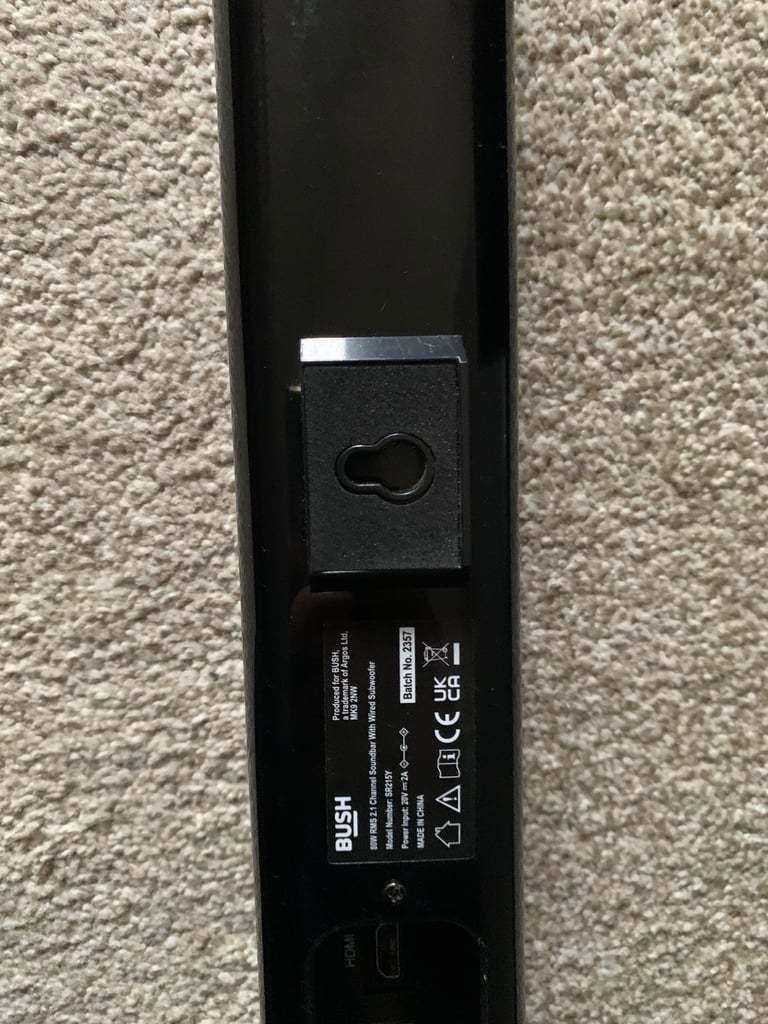 Bush Soundbar and Base Speaker