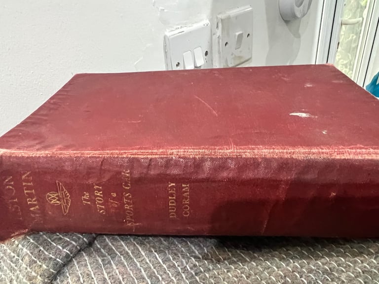 Aston Martin Story of a Sports Car Dudley Coram 1957 FIRST EDITION pub by MRP 