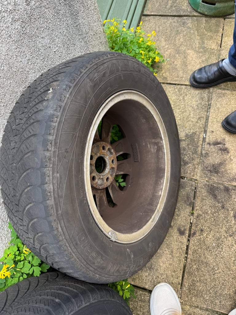 Four alloy wheels