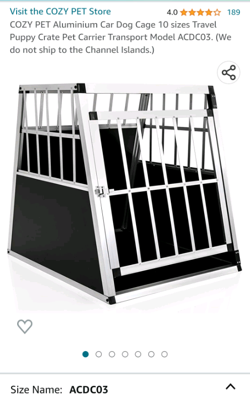 Dog Cage / Transport Crate
