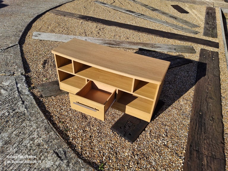 OAK TV VIDEO SKY DISPLAY STAND CABINET