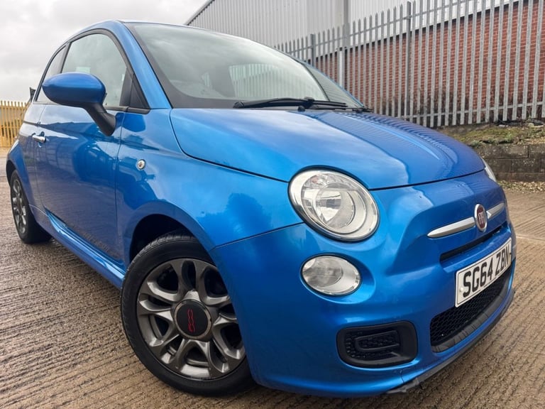 2014 64 FIAT 500 1.2 S 3 DOOR*12 MONTHS MOT*LOW ROAD TAX*2 OWNERS*HALF LEATHER