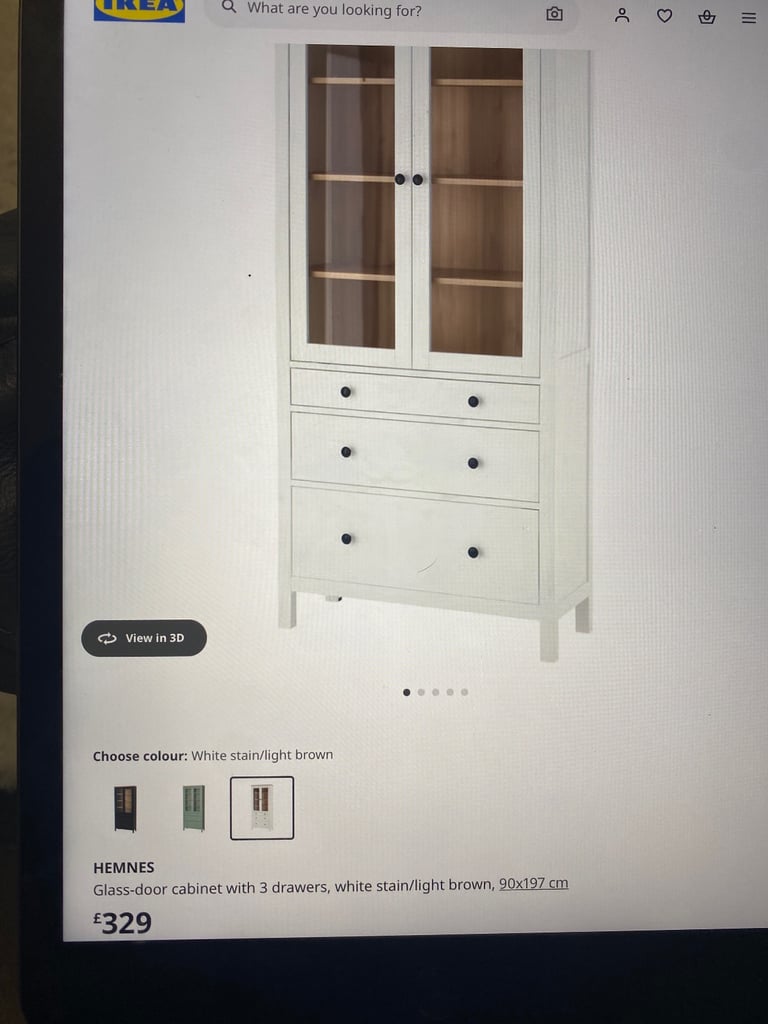 Glass door cabinet  (open to offer)