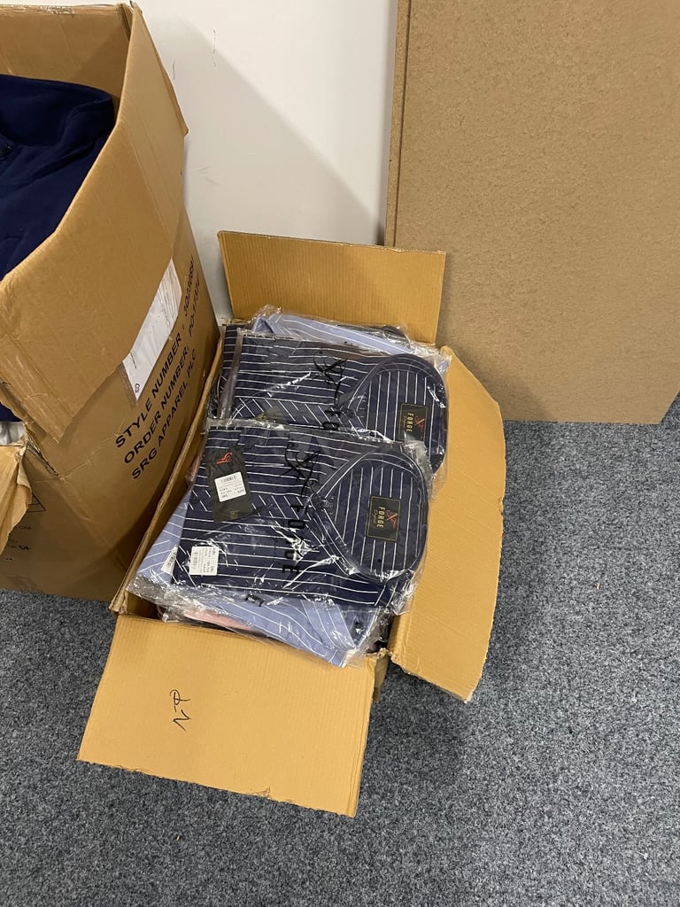 Men’s Big Size Clothing Job Lot 720 pcs - Hoodies, Jeans, Shirts Clearance Sale