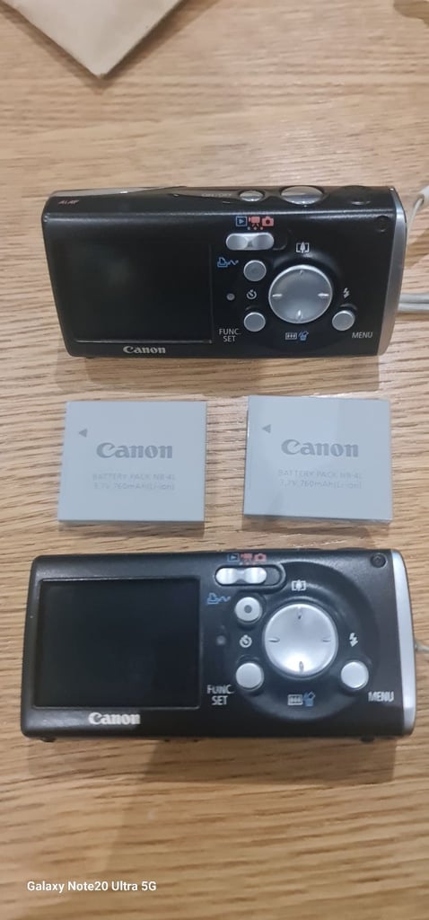 2 canon cameras 
