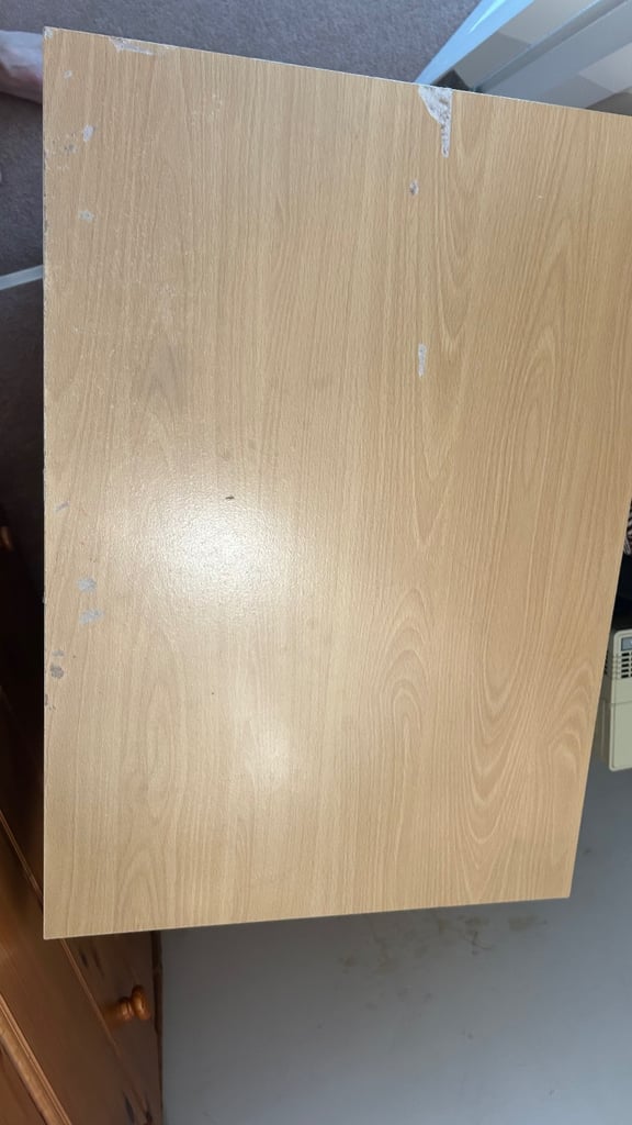 Computer desk without keyboard