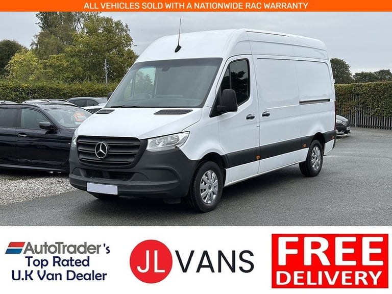 image for 2022 Mercedes-Benz Sprinter 315 CDI Progressive L2 H2 Euro 6 150ps AC Panel Van Diesel Manual