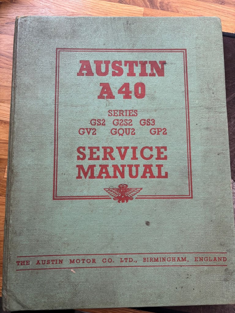 Austin A40 Service Manual
