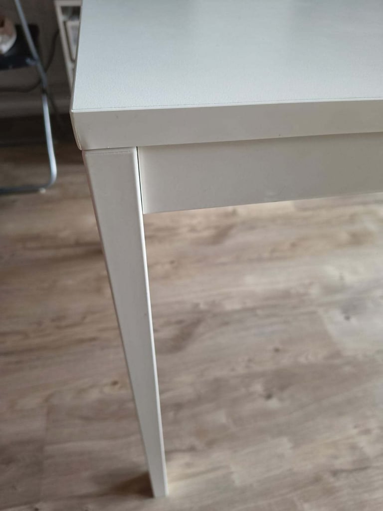 IKEA VANGSTA Extendable Dining Table, White 80/120x70 cm