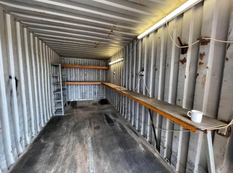 image for Workshop 20ft container commercial industrial yard unit with electricity and parking