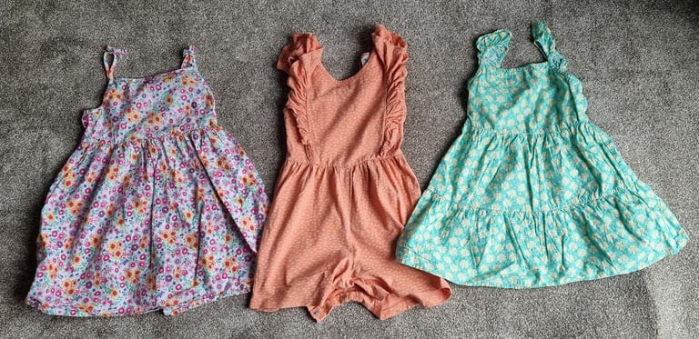 girls clothes 2-3 3-4years  Summer Dress Dresses Clothes Clothing Bundle 7 Items