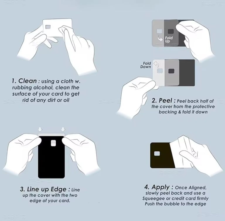 Football debt card decals 